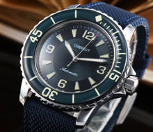 Corgeut 45mm mostrador verde moldura luminosa mergulho relógio de pulso masculino automático 2024 - compre barato