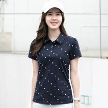 New Polo Women Plus Size Short Sleeve Dot Casual Polo Shirt For Women Cotton Polos Mujer Casual Summer Tops Tees Ladies Polo 2024 - buy cheap