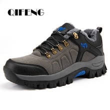 Zapatos informales cálidos para hombre y mujer, botines de piel, calzado clásico para exteriores, escalada de montaña y nieve, Otoño e Invierno 2024 - compra barato