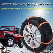 Cadenas de neumáticos para coches correas de neumáticos de emergencia antideslizante ajustable para coches/SUV/camión cadenas de ruedas de invierno bloques de seguridad para vehículos 2024 - compra barato