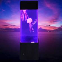 Jellyfish Lamp Led Night Light Bedside Led Lamp with Exquisite Dancing Jellyfish Mood Lights for Kids Gifts 2024 - buy cheap