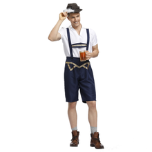 Adult Male Fashion Germany Oktoberfest Lederhosen Costume Bavarian Traditional Festival Beer Men Costume 2024 - buy cheap