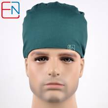 Scrub Caps For Cilinics And Nurses Caps,100% Cotton Scrub Caps In Dark Green 2024 - buy cheap