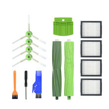 Side Brushes HEPA Filters Cleaning Comb for IRobot Series I7 I7+ E5 E6 Robot Vacuum Cleaner Roller Brush Baffle Dust Bags