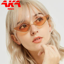 AKAgafas-Gafas De Sol estilo ojo De gato para mujer, lentes De Sol De estilo Vintage, De Metal, con personalidad, lujosas, con espejo, UV400, 2021 2024 - compra barato