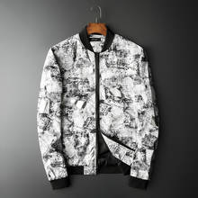 Jaqueta bomber vintage masculina, jaqueta de azulejos para a temporada 2020 com fertilizante, plus size, jaqueta bomber masculina com flores 2024 - compre barato