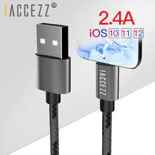 ! ACCEZZ для Apple, кабель для быстрой зарядки, 8 Pin для iPhone X 7 6 8 6S 5S Plus XS MAX XR для iPad Mini 4, кабели для зарядного устройства 2024 - купить недорого
