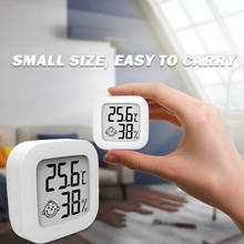 1PC Mini Indoor Thermometer Digital LCD Temperature Sensor Humidity Meter Thermometer Room Hygrometer Gauge Weather Station 2024 - купить недорого