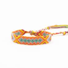 Pulseira da amizade tecida de corda colorida amiu, bracelete de algodão boêmio artesanal, estilo boêmio, para mulheres e homens 2024 - compre barato