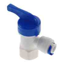 Fit Tube O/D 1/4" 3/8" Pushfit -1/4" 3/8" 3/4" Elbow RO Water Pressure Barrel Reverse Osmosis Ball Valve 2024 - buy cheap