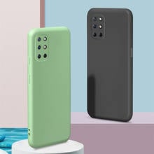 Liquid Silicone Case For Oneplus 8T Case Oneplus Nord 8 Pro 7T 7 6T 6 5T 5 Cover Luxury Soft Phone Bumper For Oneplus 8T Funda 2024 - buy cheap