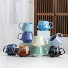 Factory direct sales kiln into creative ceramic mug coffee cup personality ceramic cup water cup trend teac cup 2024 - buy cheap