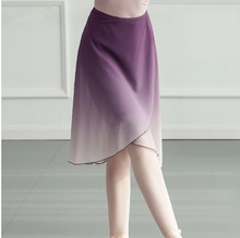 Vestido de ballet gradiente vestido de renda saia dança gaze vestido de uma saia tutu vestido para dança meninas bailarina traje de dança feminino 2024 - compre barato