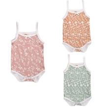 Mono de camisola infantil para niña recién nacida, body con estampado Floral, decoración con lazo, hebilla inferior, ropa fresca de verano para niñas de 0 a 24M 2024 - compra barato