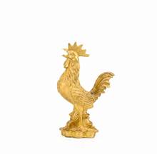 Estatua de cobre puro, adorno para pene, pollo dorado de cobre, Fengshui, pollo de cobre, ornamento, artesanía del zodiaco chino 2024 - compra barato