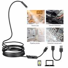 1/2/5m/10M 8mm Hard Flexible Cable USB Endoscope Camera For PC Laptop Smart Android Phone Borescope Inspection LED Light 2024 - buy cheap