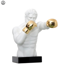 Европейский абстрактный Рисунок Скульптура бокс бюст художественная статуя Ретро изделия из смолы ТВ шкаф домашний декор A1513 2024 - купить недорого