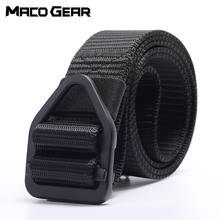 Nylon Tactical Belt Military Alloy Metal Buckle Waist Support Sports Outdoor Swat Hunting Training Camping Combat Army Waistband 2024 - buy cheap