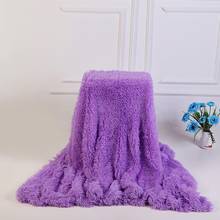 Soft Fur Throw Blanket Long Shaggy Fuzzy Faux Fur Blanket Couch Bed Sofa Blankets Warm Cozy With Fluffy Sherpa 2024 - buy cheap