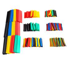 127/140/328/530Pcs Assorted Polyolefin Heat Shrink Tubing Tube Cable Sleeves Wrap Wire Set 8 Size Multicolor/Black 2024 - buy cheap