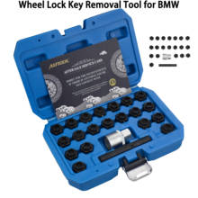 22Pcs Wheel Lock Key Removal Kit For BMW Series Anti-Theft Wheel Lock Lug Nuts Screw Remover Socket Repair Tool Set 2024 - buy cheap
