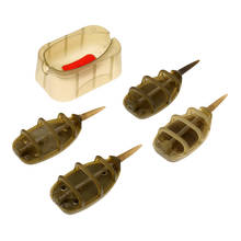 Carp Fishing Inline Method Feeders with Easy Release Rubber Mould, Coarse Carp 2024 - buy cheap