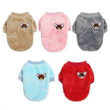 Dog Clothes Warm Fruit Pattern Puppy Outfit Pet Jacket Coat Winter Dog Clothes Soft Sweater Clothing For Small Dogs Chihuahua 2024 - купить недорого