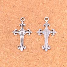 86Pcs ornate cross Charms Pendant For DIY Necklace Bracelet Jewelry Making DIY Handmade 32*18mm 2024 - buy cheap