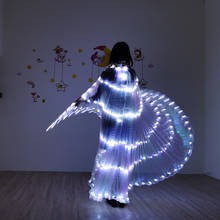 Palos de alas para niños y adultos, accesorios de lámpara de danza del vientre, Alas de Led, 360 grados, ropa de rendimiento Led 2024 - compra barato