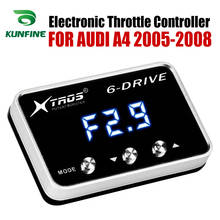 Controlador eletrônico de acelerador automotivo, peças acessórias para modificação de audi a4 2005 2006 2007 2008 2024 - compre barato