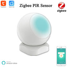 Tuya ZigBee Smart PIR Motion Sensor Built In Battery Passive Infrared Detector Security Burglar Alarm Sensor PIR Motion Detector 2024 - buy cheap