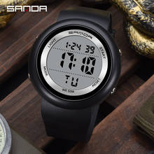 Relógio digital esportivo babass, relógio digital eletrônico s shock de marca de luxo com luz de fundo brilhante de led 2024 - compre barato