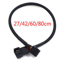 1pc 27/42/60/80cm PWM Extension Cable Mainboard CPU 4 PIN Fan 4P Adapter Cable Computer Case 4 PIN Power Cables Connectors 2024 - buy cheap