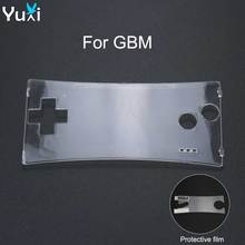 Прозрачный прозрачный чехол YuXi для передней лицевой панели GameBoy для системы GBM, Защитная пленка для экрана 2024 - купить недорого