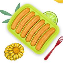 Silicone Ham Hot Dog Burger Make Mould DIY Sausage Making Mould Baby Food Supplement Baking Tools Kitchen Props With 6 Grid 2024 - buy cheap