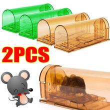 Humane Live Mouse Trap Nontoxic Rat Trap Cage Catch Mice Control Catch Hamster Mouse Killer Transparent Reusable Rodent Trap 2024 - buy cheap