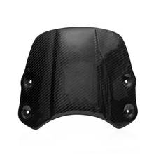 Parabrisas delantero de carbono para motocicleta, protección de pantalla con soporte para YAMAHA XSR700 XSR 700 2024 - compra barato