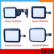 Vidro digitalizador para tela de toque lcd, substituição para apple watch series 1 2 3 4 5 6 38mm 40mm 42mm 44mm, peças de reparo de tela touch 2024 - compre barato