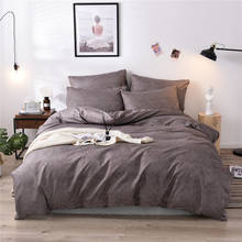 Juego de ropa de cama de 3 piezas, edredón individual de tamaño completo, Simple, verde, rejilla pura, gris, azul y rosa 2024 - compra barato