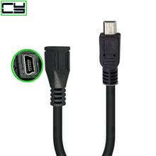 Mini USB B 5 Pin Male Plug To Female Jack Extension Data Adapter Lead Cable Cord 50cm 100CM 2024 - buy cheap