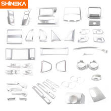 SHINEKA-pegatinas decorativas de cromo para Nissan Patrol, accesorios para Interior de coche, mate, para Nissan Patrol Y62 2017 + 2024 - compra barato