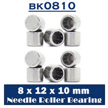BK0810 Needle Bearings 8*12*10 mm ( 10 PCS ) Drawn Cup Needle Roller Bearing BK081210 Caged Closed ONE End 88941/8 2024 - buy cheap