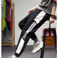 Summer New Loose Casual Pant Male Cotton Brand Men's Pants Beam Foot Pants Ankle-Length Pants Pocket 2024 - buy cheap