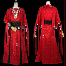 Disfraz de Anime Tian Guan Ci Fu para hombres y mujeres, ropa de Cosplay de Hua Cheng, Hanfu chino largo rojo, para fiesta de Halloween, CS457 2024 - compra barato