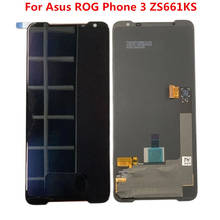 Оригинальный ЖК-дисплей 6,59 дюйма для Asus ROG Phone 3 ZS661KS, ЖК-экран + сенсорная панель, дигитайзер для ROG Phone 3 Strix Asus _ i003dd + Инструменты 2024 - купить недорого