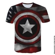 Disney Superhero Avengers Children T Shirt Kids Clothes Tshirt Fashion Boy Girl New T Shirt Printed t-shirt Boys Streetwear Tops 2024 - buy cheap