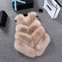 Fake Fur Outerwear Femme For Ladies 2020 Fashion Coat Jacket With Overcoat Female Faux Fur Gilet Furry Women's Clothing Jackets 2024 - buy cheap