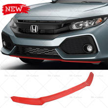 SPLITTER FOR CIVIC HATCHBACK SI FK7 GLOSSY MATTE RED HFP STYLE FRONT BUMPER LIP SPOILER FOR FK7 BOTTOM LIP RACING  TUNING PART 2024 - buy cheap