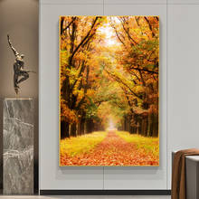 Modern Autumn Leave Rich Tree Canvas Painting Landscape Posters and Prints Wall Art Picture for Home Decoration Cuadros No Frame 2024 - buy cheap