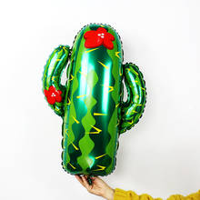 Toy balloon cactus shape balloon summer forest party holiday birthday decoration aluminum foil balloon wholesale 2024 - buy cheap